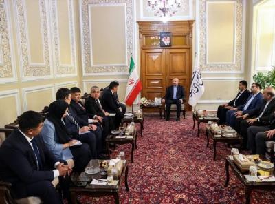  دیدار مقامات برخی کشورها در مراسم تحلیف با قالیباف