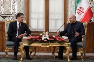 بارزانی با قالیباف دیدار و گفت و گو کرد
