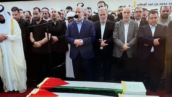 پیکر شهید هنیه به خاک سپرده شد