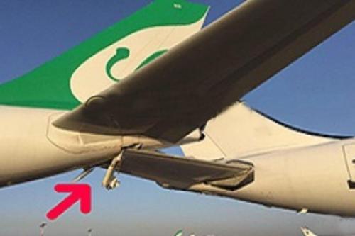 تصادف دو هواپیما در فرودگاه امام +عکس 