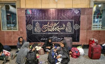 تردد زوار اربعین حسینی از مرز شلمچه