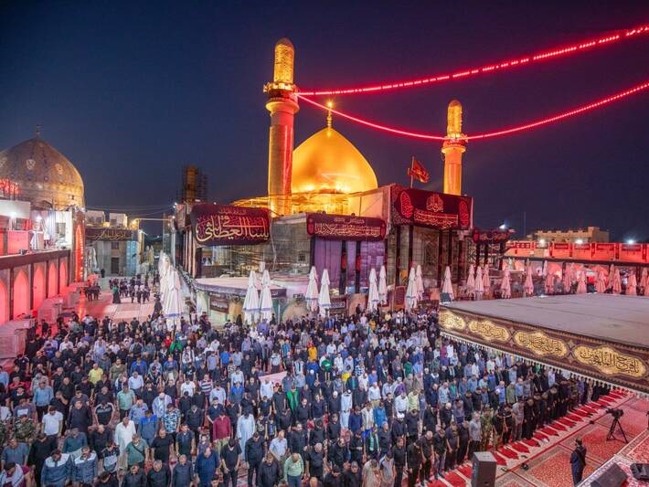 حضور انبوه زائرین قبل از اربعین در سامرا