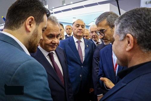 بازدید دبیر شورای امنیت روسیه از دستاوردهای دفاعی ایران در نمایشگاه آرمی۲۰۲۴