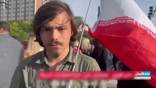 پاسخ یک جوان آمریکایی  به شبکه «ایران‌اینترنشنال» 