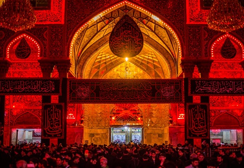 فیلم/ ورود زائران پیاده روی اربعین حسینی به خیابان باب القبله