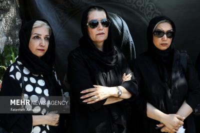 مراسم تشییع پیکر زهره حمیدی
