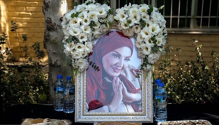 مراسم تشییع پیکر زهره حمیدی