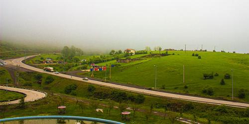 عکس/ قابی تماشایی از جاده گردنه حیران