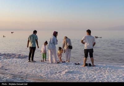  مسافران تابستانی دریاچه ارومیه 