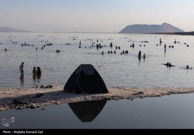  مسافران تابستانی دریاچه ارومیه 