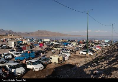  مسافران تابستانی دریاچه ارومیه 