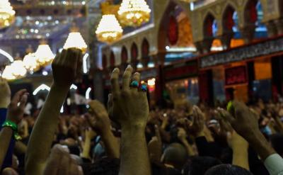عکس/ شب اول محرم در حرم امام حسین(ع) 