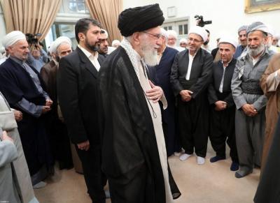 تصاویر دیدار علمای اهل سنت با رهبر انقلاب