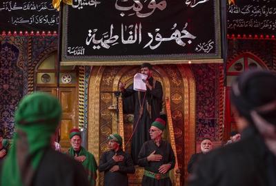 عکس/ شب دوم محرم در حرم امام حسین(ع)
