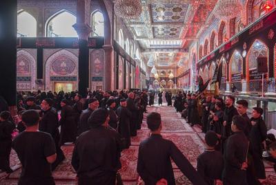 عکس/ شب دوم محرم در حرم امام حسین(ع)