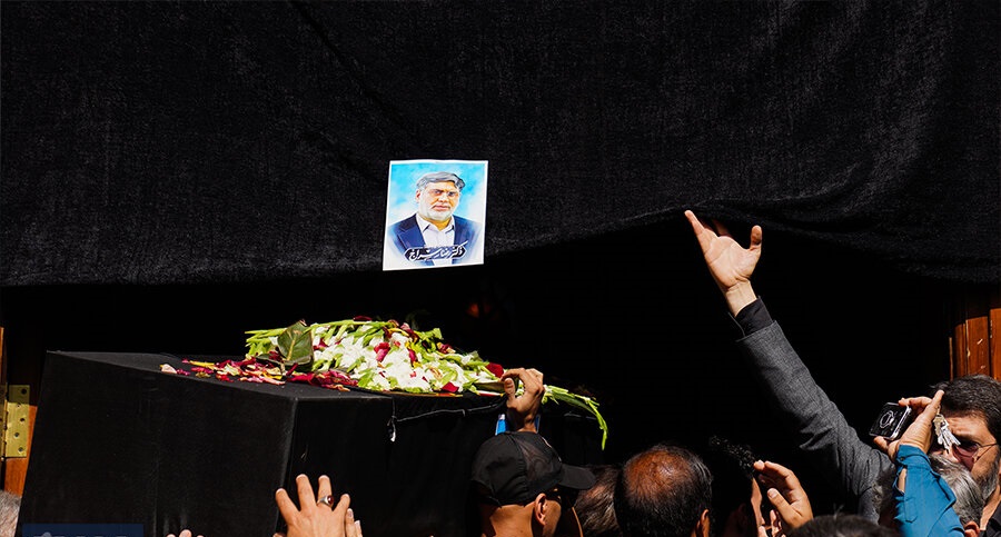  تشییع و خاکسپاری پیکر سردار رضا سراج 