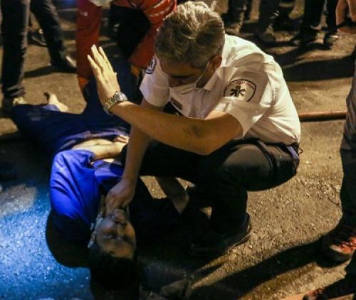 مصدومان آتش‌سوزی بازار قدیم قشم ۱۷ نفر شدند
