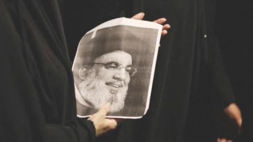 پیکر سیدحسن نصرالله در کربلا به خاک سپرده می‌شود+عکس