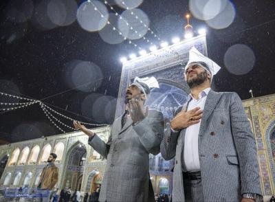 بارش باران پاییزی در بهشت رضوی