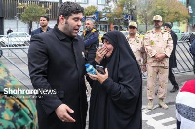 مراسم تشییع پیکر شهید خموشی / عکس