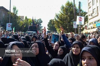 تشییع پیکر شهید پدافند هوایی «سجاد منصوری»