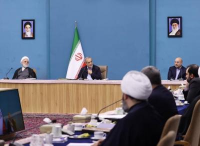 حضور سران قوا در جلسه شورای عالی انقلاب فرهنگی
