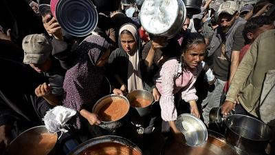 گرسنگان غزه (عکس)