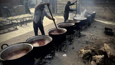  گرسنگان غزه (عکس)