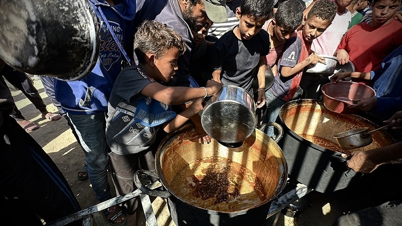  گرسنگان غزه (عکس)