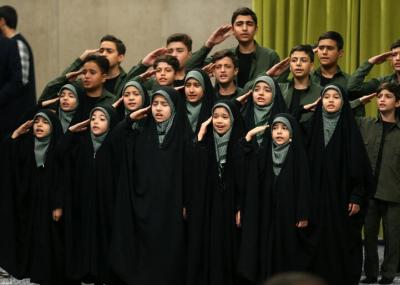 دیدار دانش‌آموزان و دانشجویان با رهبر انقلاب