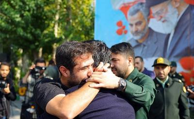 تشییع شهید امنیت امیرمحمد شمسی 