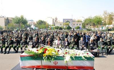 تشییع شهید امنیت امیرمحمد شمسی 