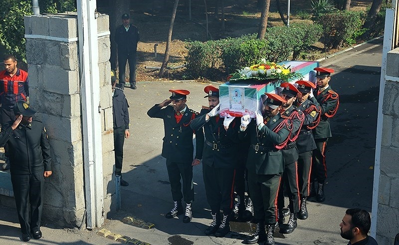 تشییع شهید امنیت امیرمحمد شمسی 