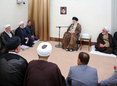 دیدار دست‌اندرکاران همایش حضرت جعفربن‌ابی‌طالب(ع) با رهبر انقلاب