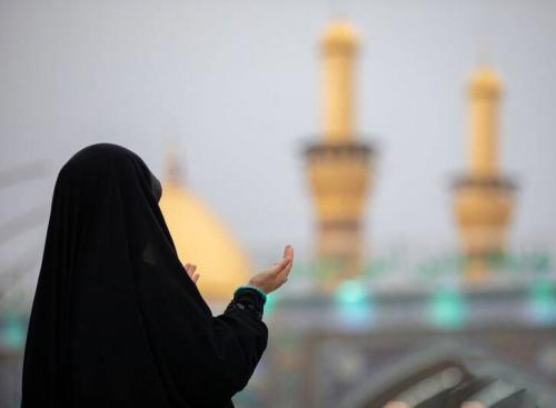 بارش زیبای باران در کربلای معلی 