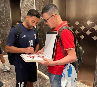 استقبال جالب از ستارگان فوتبال ایران 