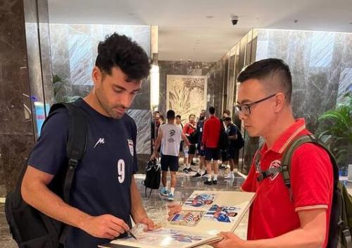 استقبال جالب از ستارگان فوتبال ایران 
