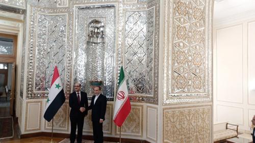 دیداروزرای خارجه ایران وسوریه