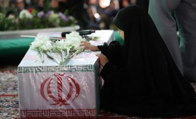 مراسم استقبال از پنج شهید گمنام 