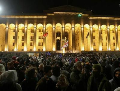اعتراض درگرجستان