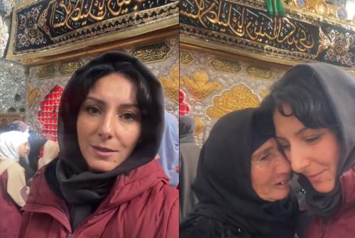 گزارش جالب نفیسه کوهنورد از بخش زنانه حرم حضرت زینب(س) 