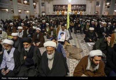 اجتماع قمی‌ها در حمایت از جبهه مقاومت 