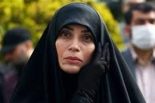 عکسی از الهام چرخنده در مراسم بیت رهبری