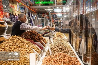حال و هوای بازار خرید شب یلدا در تهران 
