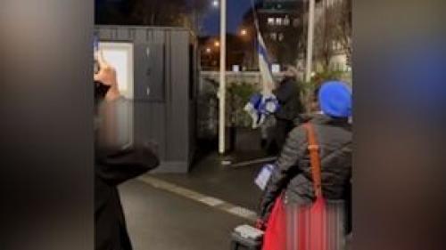 پایین آمدن پرچم اسراییل در  ایرلند 