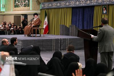 دیدارمداحان وشاعران اهل بیت بارهبر