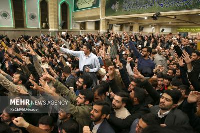 دیدارمداحان وشاعران اهل بیت بارهبر