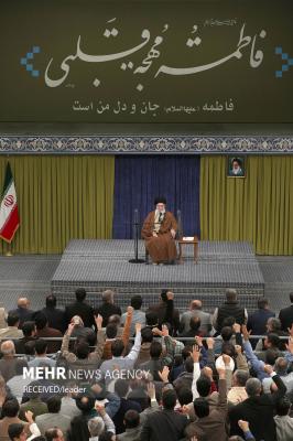 دیدارمداحان وشاعران اهل بیت بارهبر