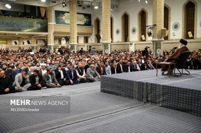 دیدارمداحان وشاعران اهل بیت بارهبر