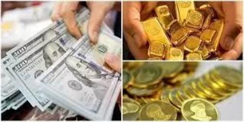 قیمت طلا، سکه، دلار و یورو  ۵ دی